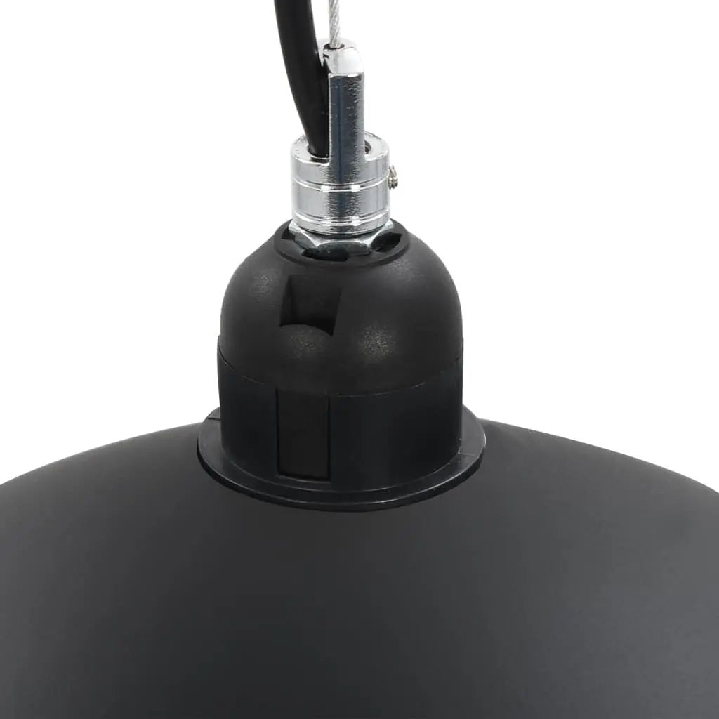 2 Pcs Plafonniers Noir Et Doré Semi - Sphérique E27 - www.minichezmoi.com