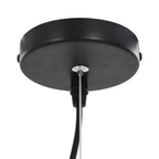 2 Pcs Plafonniers Noir Et Doré Semi-Sphérique E27