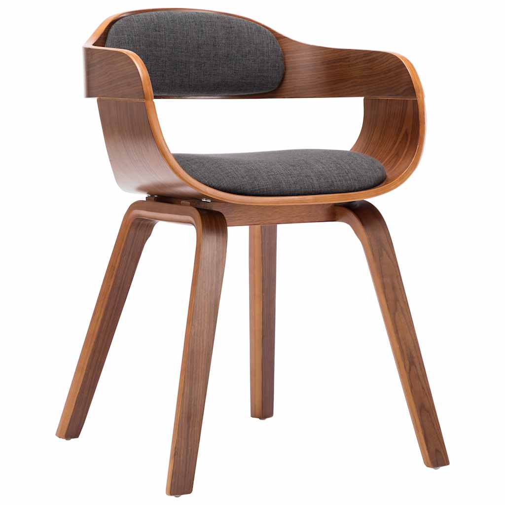 Chaise De Salle À Manger Bois Courbé Et Similicuir