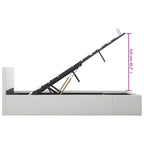 Cadre De Lit Avec Rangement Hydraulique Similicuir