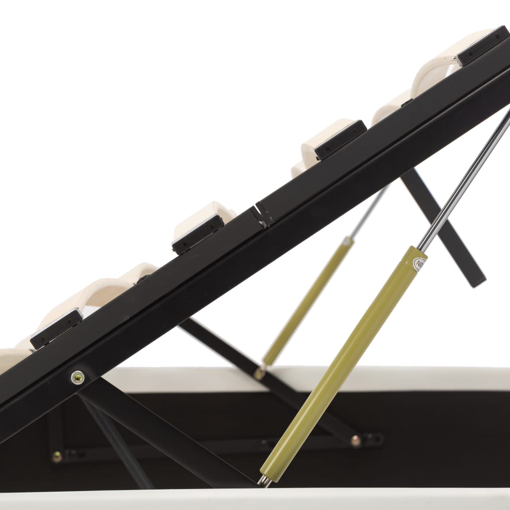 Cadre De Lit Avec Rangement Hydraulique Similicuir