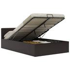 Cadre De Lit Avec Rangement Hydraulique Similicuir