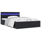 Cadre De Lit À Rangement Hydraulique Sans Matelas Avec Led