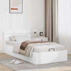 Cadre De Lit À Rangement Hydraulique Sans Matelas Avec Led