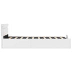 Cadre De Lit À Rangement Hydraulique Sans Matelas Avec Led