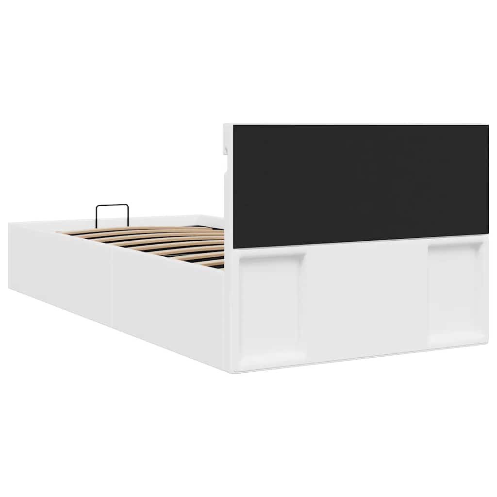 Cadre De Lit À Rangement Hydraulique Sans Matelas Avec Led