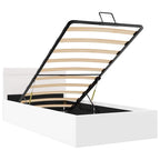 Cadre De Lit À Rangement Hydraulique Sans Matelas Avec Led