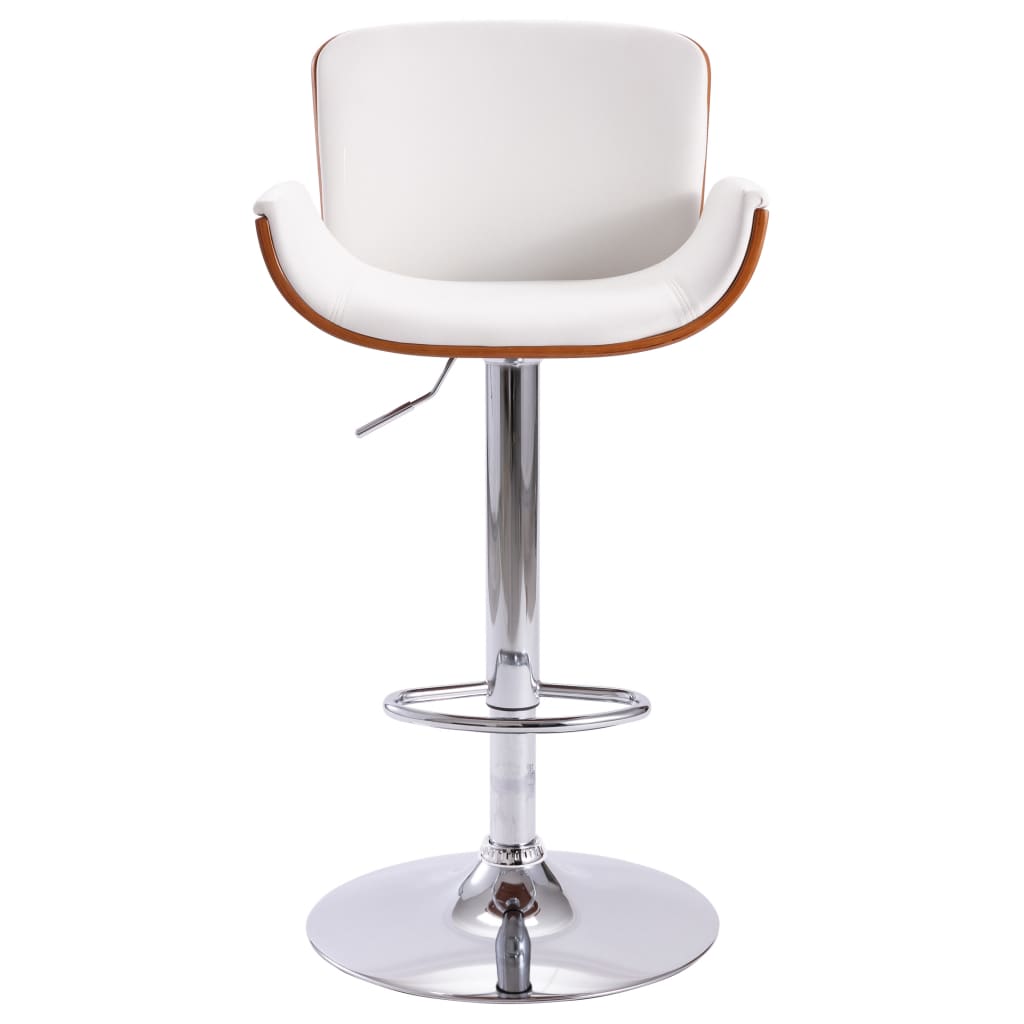 Tabouret De Bar Blanc Similicuir