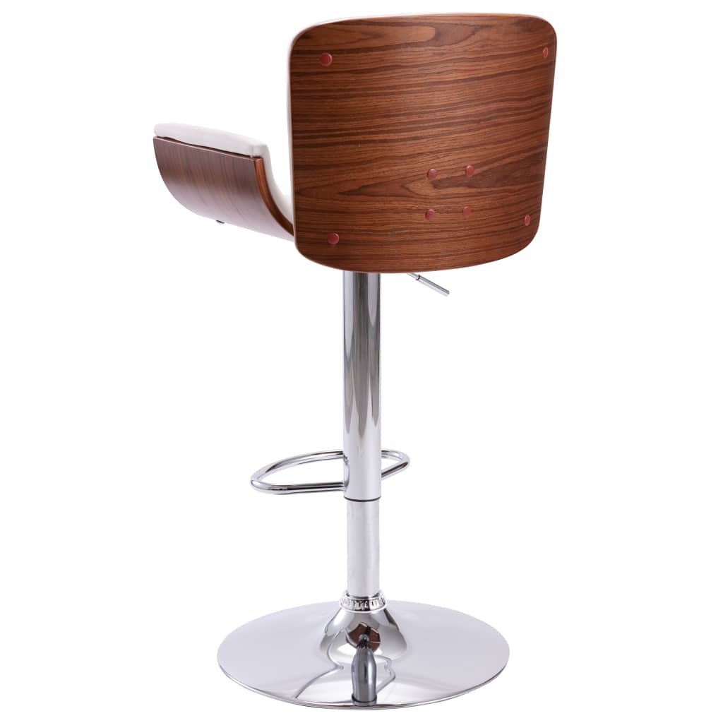 Tabouret De Bar Blanc Similicuir