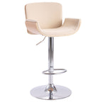Tabouret De Bar Blanc Similicuir