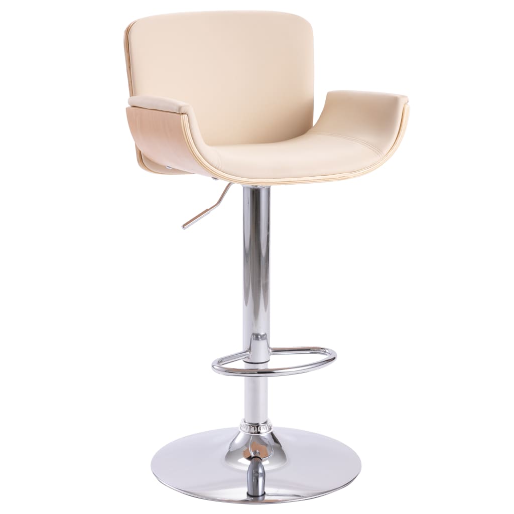 Tabouret De Bar Blanc Similicuir