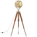 Lampadaire À Trépied Bois De Manguier Massif 165 Cm