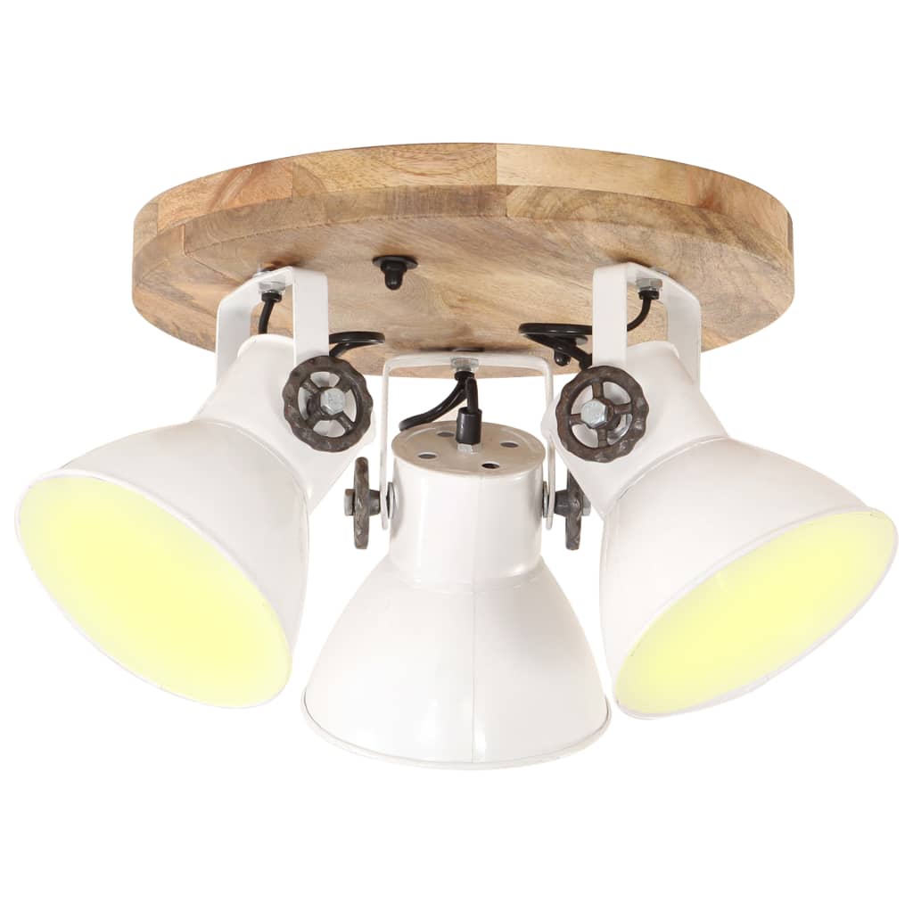 Plafonnier Industriel 25 W 42X27 Cm E27 Blanc