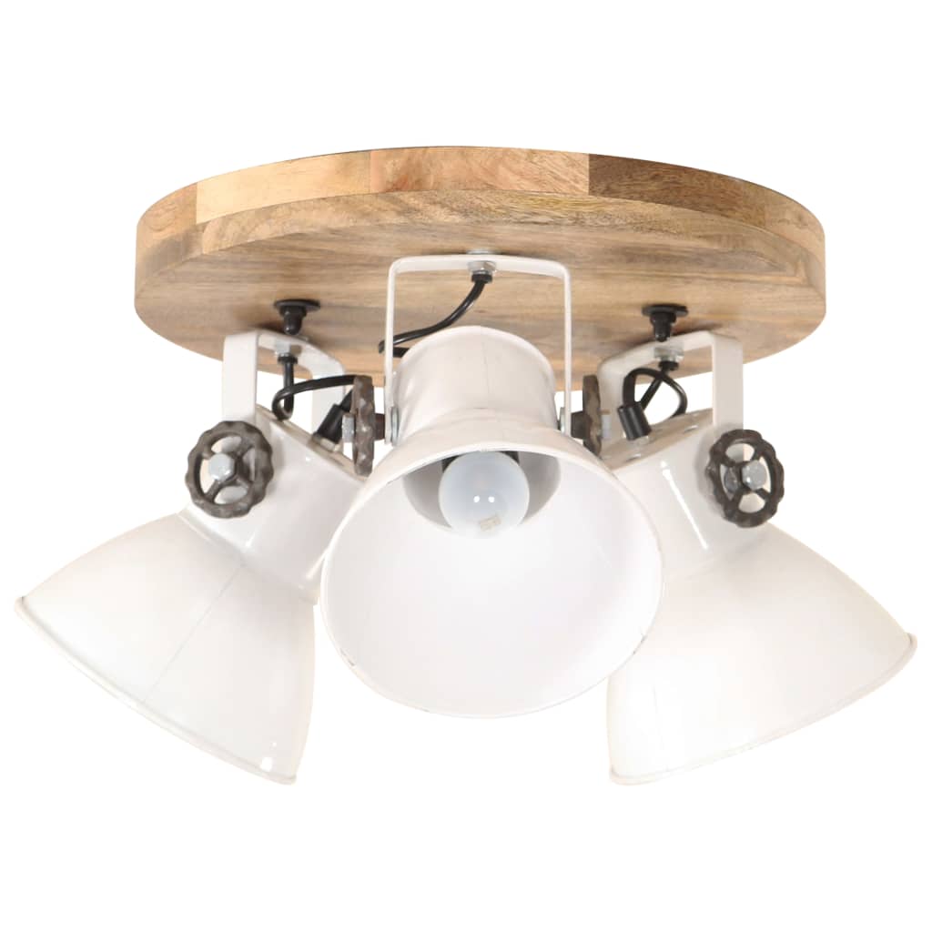 Plafonnier Industriel 25 W 42X27 Cm E27 Blanc