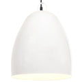 Lampe Suspendue Industrielle 25 W Rond 42 Cm E27 Blanc