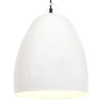 Lampe Suspendue Industrielle 25 W Rond 42 Cm E27 Blanc