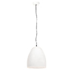 Lampe Suspendue Industrielle 25 W Rond 42 Cm E27 Blanc