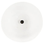 Lampe Suspendue Industrielle 25 W Rond 42 Cm E27 Blanc