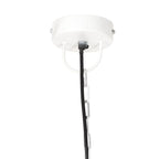 Lampe Suspendue Industrielle 25 W Rond 42 Cm E27 Blanc