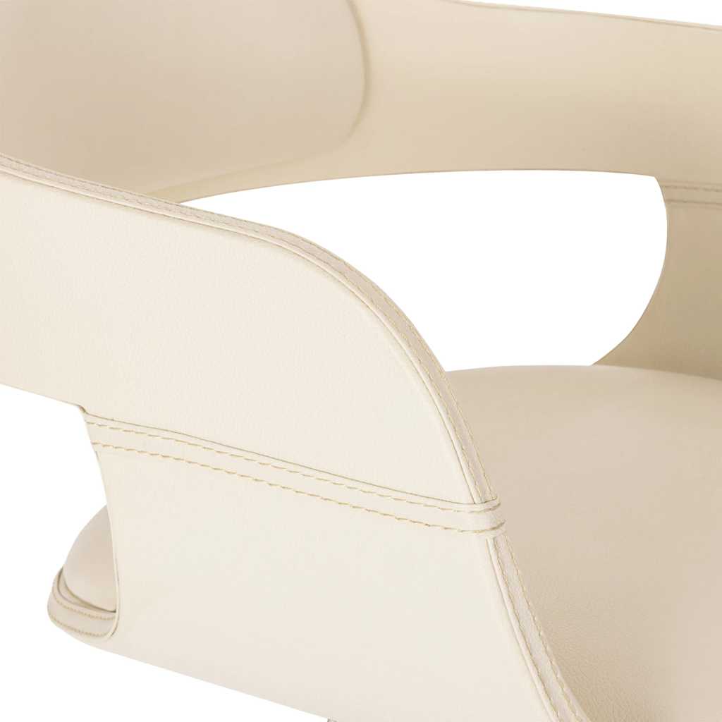 Chaise De Salle À Manger Bois Courbé Et Similicuir