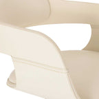Chaise De Salle À Manger Bois Courbé Et Similicuir