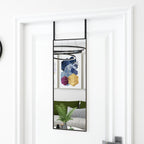 Miroir De Porte Verre Et Aluminium