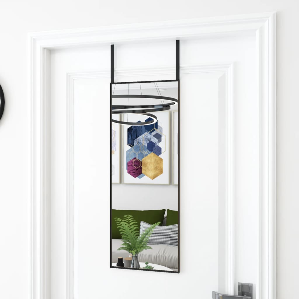 Miroir De Porte Verre Et Aluminium