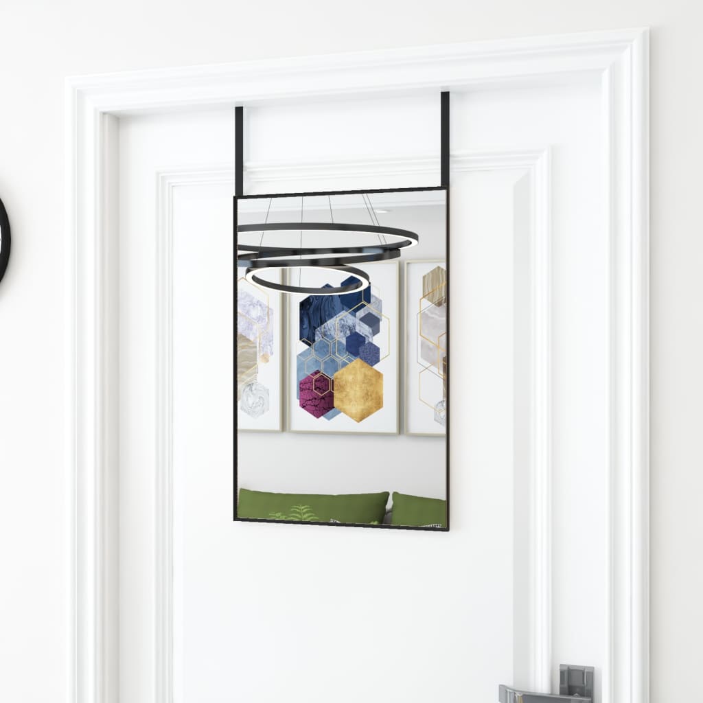 Miroir De Porte Verre Et Aluminium