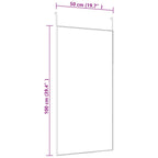 Miroir De Porte Verre Et Aluminium