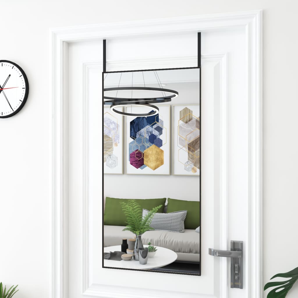 Miroir De Porte Verre Et Aluminium