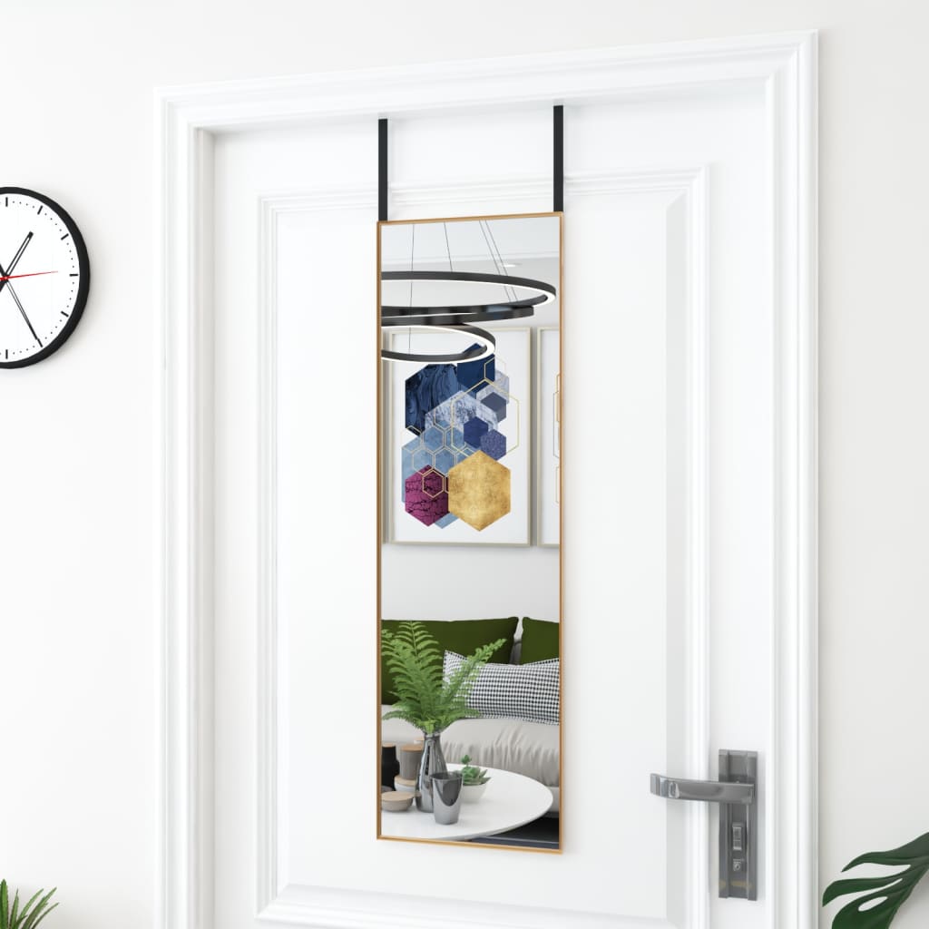 Miroir De Porte Verre Et Aluminium