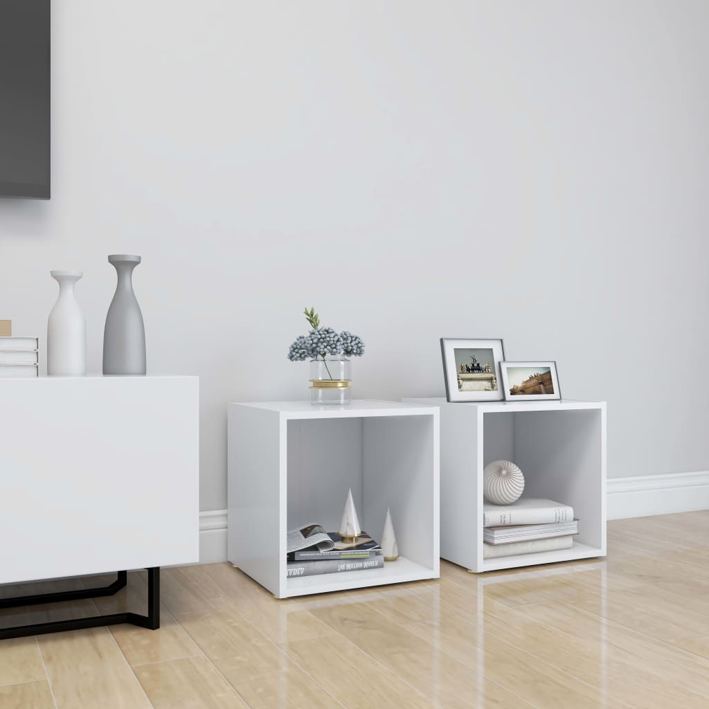Meubles Tv 4 Pcs 37X35X37 Cm Bois D’ingénierie
