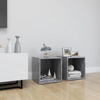 Meubles Tv 4 Pcs 37X35X37 Cm Bois D’ingénierie