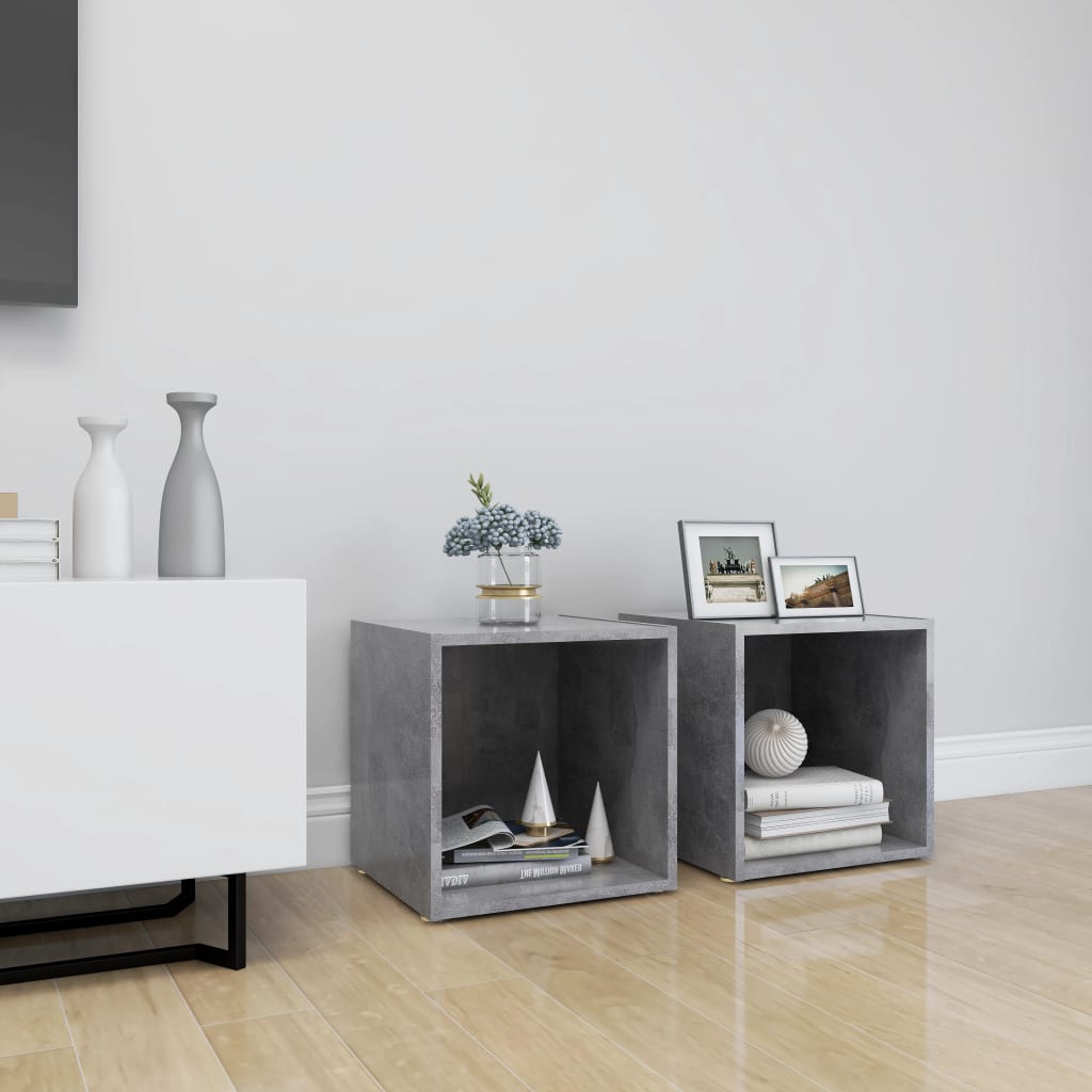 Meubles Tv 4 Pcs 37X35X37 Cm Bois D’ingénierie