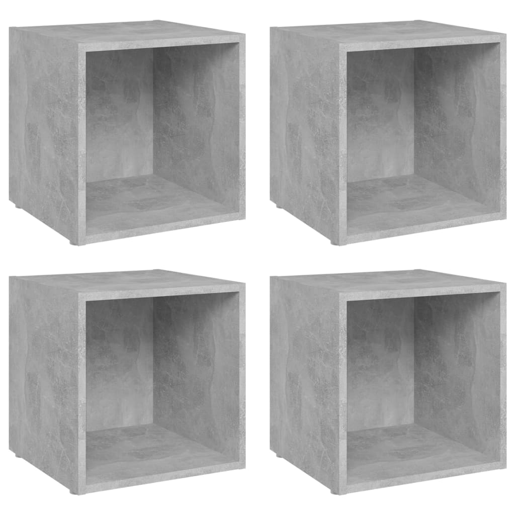 Meubles Tv 4 Pcs 37X35X37 Cm Bois D’ingénierie