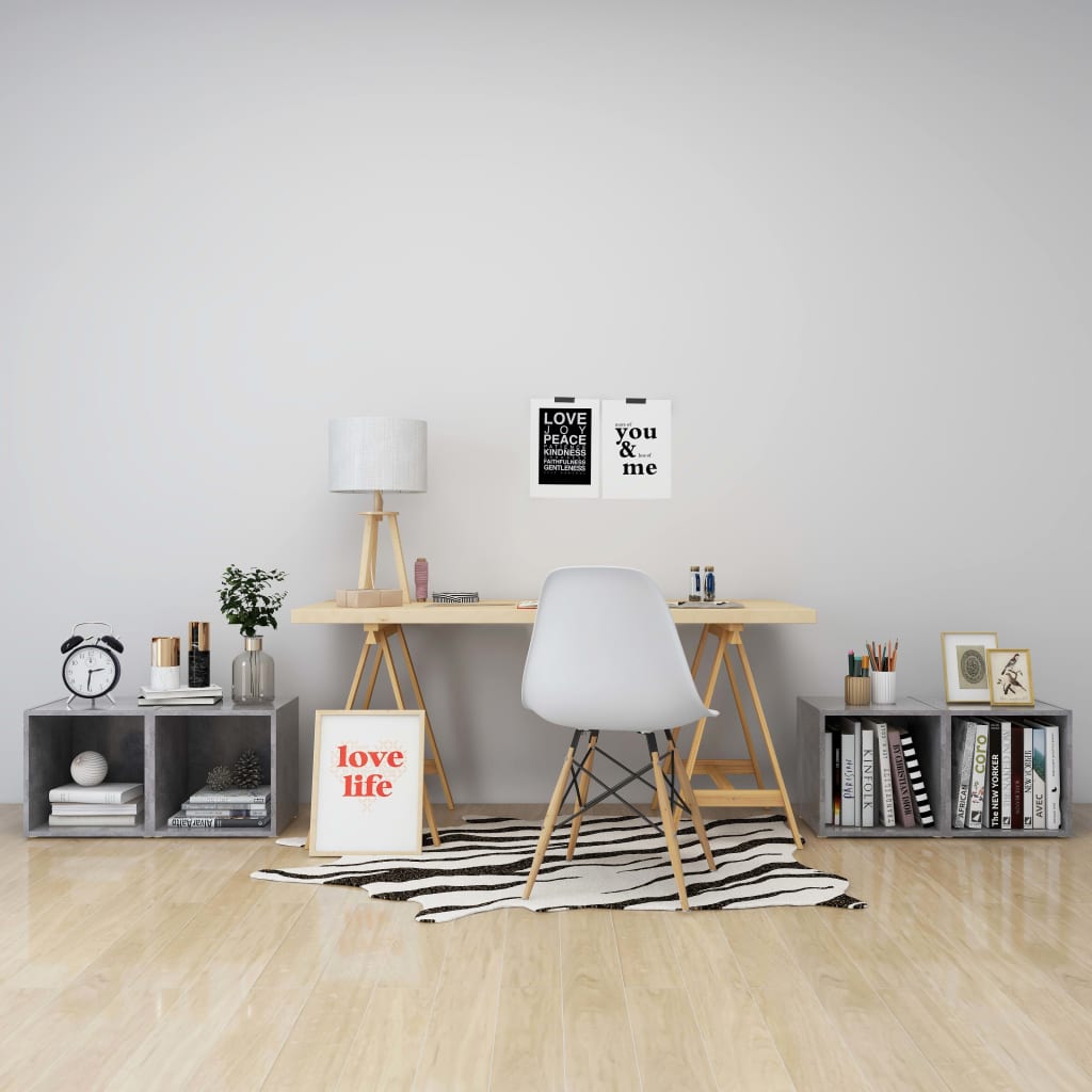 Meubles Tv 4 Pcs 37X35X37 Cm Bois D’ingénierie