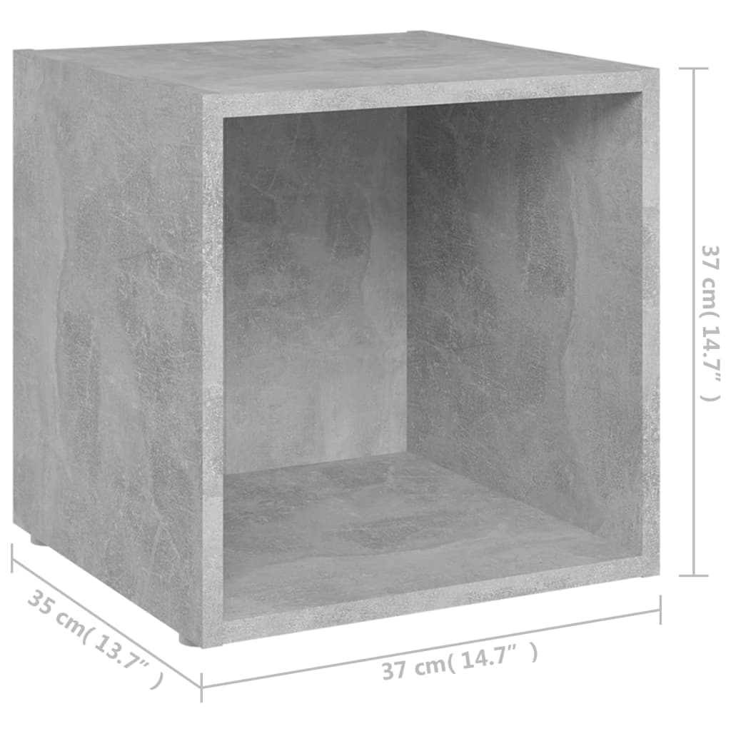 Meubles Tv 4 Pcs 37X35X37 Cm Bois D’ingénierie