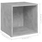 Meubles Tv 4 Pcs 37X35X37 Cm Bois D’ingénierie