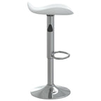 Tabouret De Bar Acier Chromé Et Cuir Artificiel
