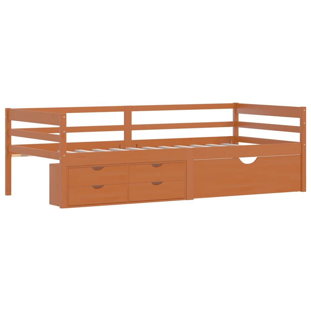 Cadre De Lit Avec Rangement Sans Matelas 90X200 Cm