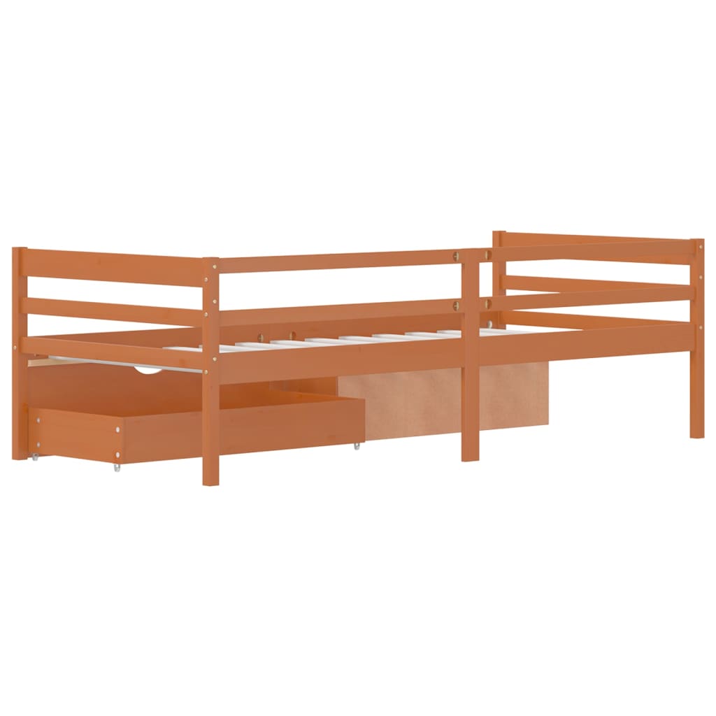 Cadre De Lit Avec Rangement Sans Matelas 90X200 Cm