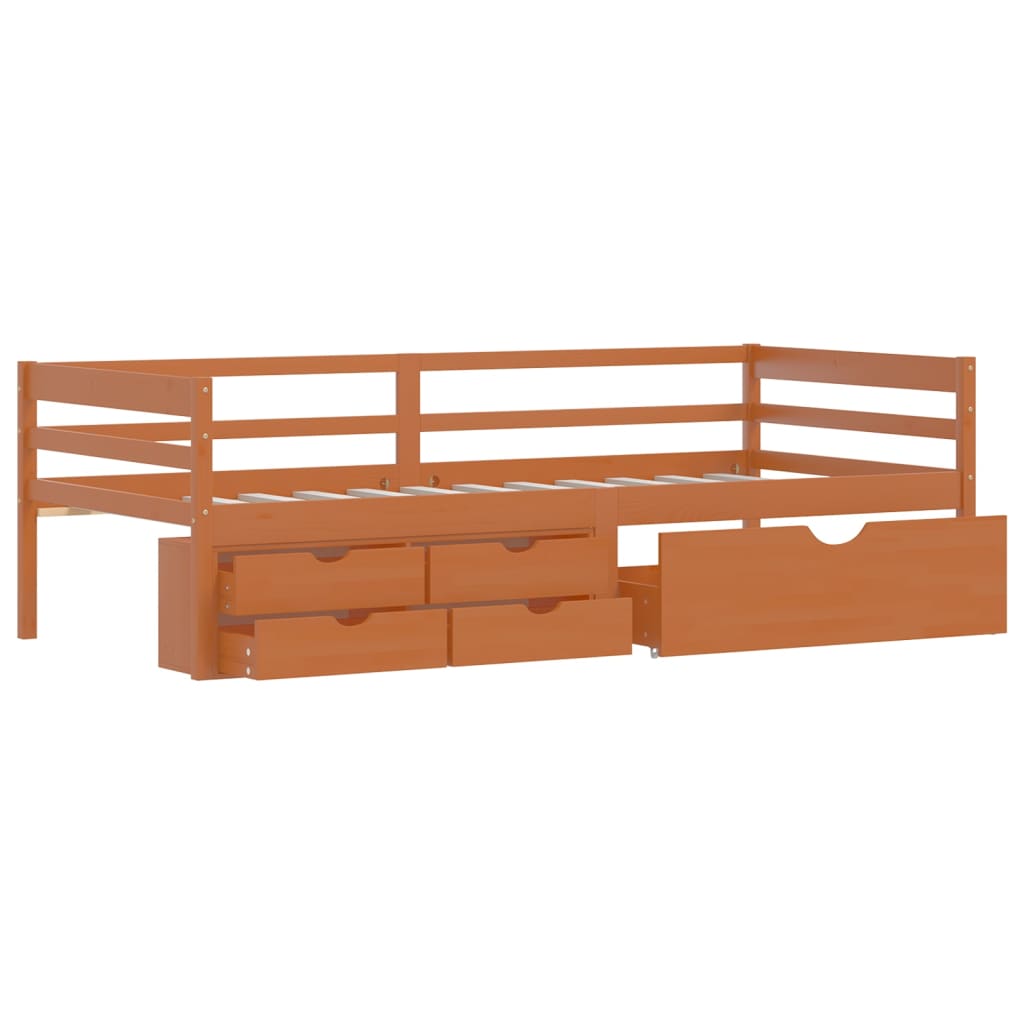 Cadre De Lit Avec Rangement Sans Matelas 90X200 Cm