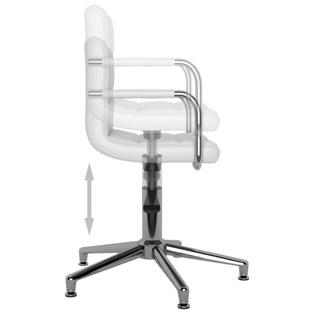 Chaise Pivotante De Salle À Manger Similicuir