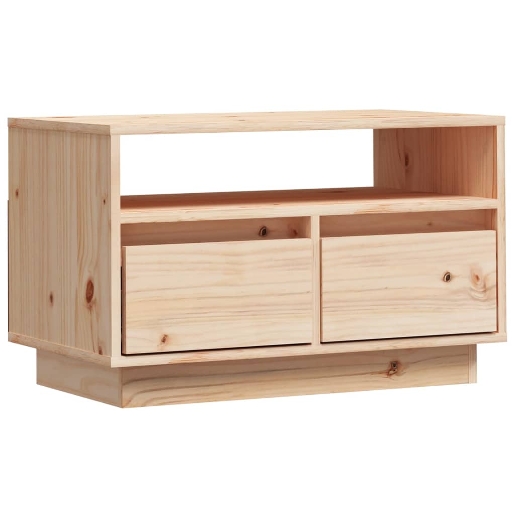 Meuble Tv 60X35X37 Cm Bois De Pin Massif