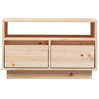 Meuble Tv 60X35X37 Cm Bois De Pin Massif