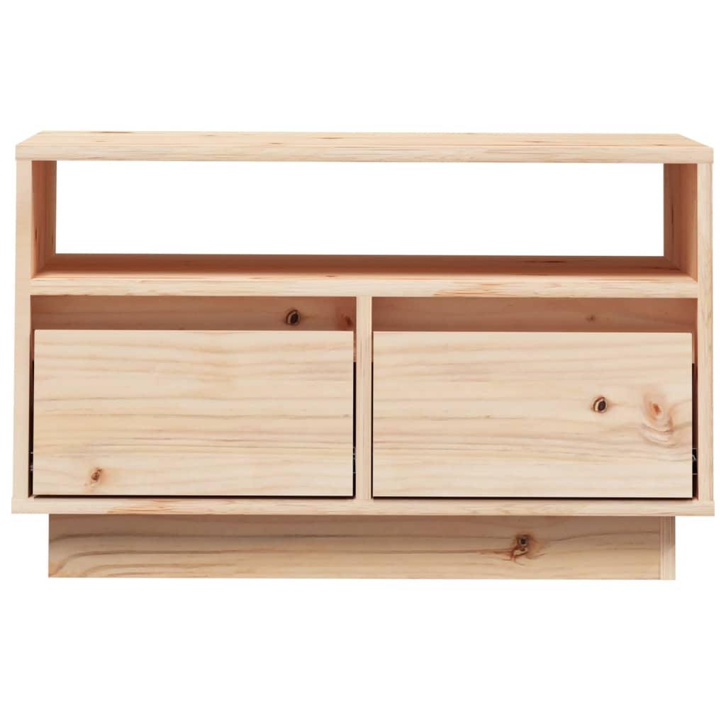 Meuble Tv 60X35X37 Cm Bois De Pin Massif