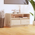 Meuble Tv 60X35X37 Cm Bois De Pin Massif