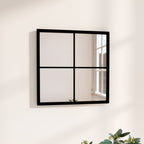 Miroir Mural Noir Rectangulaire Fer
