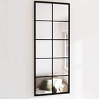 Miroir Mural Noir Rectangulaire Fer