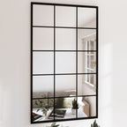 Miroir Mural Noir Rectangulaire Fer